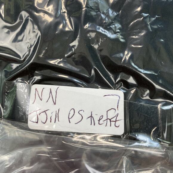 J Jill Top Petite Small Solid Black Tie Front Scoop Neck Stretch Knit Neutral - Picture 9 of 11